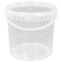 Ведро 3,4л с крышкой прозрач /33шт/ АУ