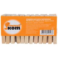 Прищепки для белья (24шт набор) дерево+металл 311372