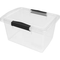 Ящик д/хранения 2,5л Keeplex Vision с защелками прозрачный кристалл KL2494 /12шт/ПР