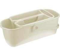 Ведро 17л ГРАНД с органайзером белый ротанг 