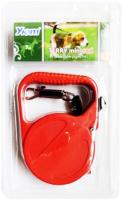 Рулетка Уют Terry XS трос 3м на 7кг красная/ТД9011к