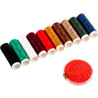 Швейный набор 10 катушек+иголки 104564 /480шт/Рыжий Кот