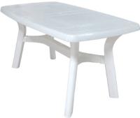 Стол садовый 1350*805*730 белый 05025 /Милих