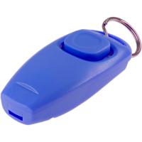 Кликер-свисток ZooOne с кольцом синий 1009-05/Пет Лайн