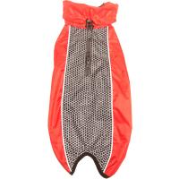 Нано плащ-дождевик "Hexagon jackets" красный с флисом светоотражающий 65см/117520/Триол