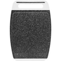 Доска раздел. ХЕВИ 300*200мм черный камень антискольз. вставки М1565 /16шт/М-пласт 