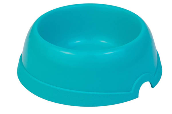 Миска одинарная пластик №2 100мл бирюза/2302