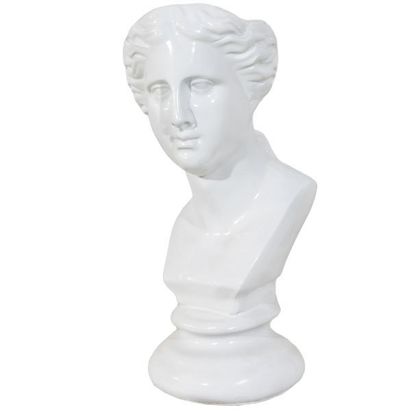 Ваза декоративная Венера (белая)/АФ