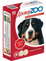 Витамины Доктор ZOO для собак Здоровье кожи и шерсти 90 таблеток