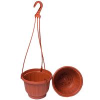 Подвесное кашпо №19 2,4л с поддоном терракот 19*13см