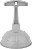 Вантуз Disco D125мм серебряный SC320310025/12шт/