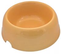 Миска одинарная пластик №7 3,5л/2307бежевая/Дарэлл