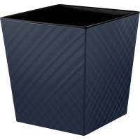 Кашпо Манхэттен квадрат 301мм Cube 22л вулканический серый с вставкой IG6712 /4шт/ПР