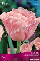 Тюльпан Махровый поздний Анжелика (розовый с белой каймой, 10шт, 11-12) 540311 Тюльпан Махровый поздний Анжелика (розовый с белой каймой, 10шт, 11-12) 540311