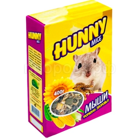 Грызуны Ханни д/мышей зерносмесь 400гр/20шт/Вестерн ЧЗ