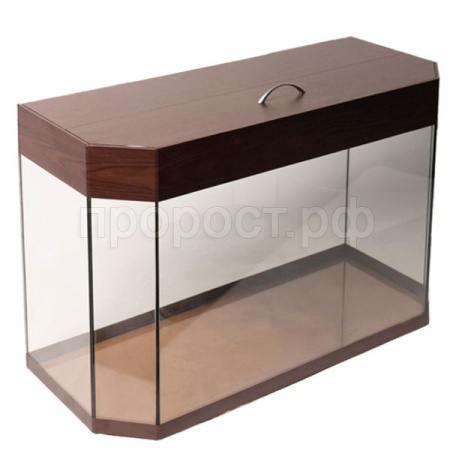 Аквариум панорамный с крышкой 72 л 60*48*16