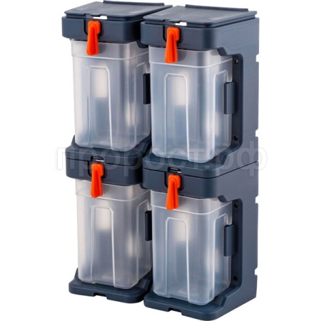 Лоток д/метизов подвесной (4шт) 160*154*125 Expert малый с крышкой серо-свинцовый BR3954 /12шт/ПР