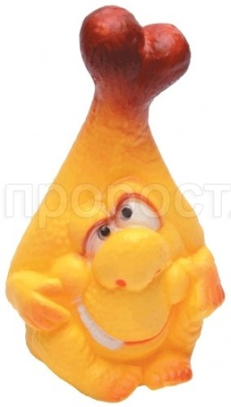 Игрушка для собак средних пород Окорочок Веселый из винила13см/ISJ2055/С2618