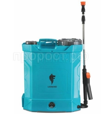 Опрыскиватель 10л аккумуляторный ранцевый KF-10C-1 Leonord 107225 /1шт/