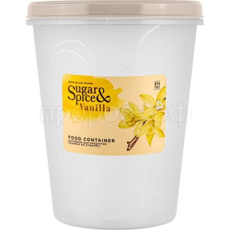 Емкость д/прод. Vanilla 1л с завинч. крышкой латте SE1889 /12шт/ПР