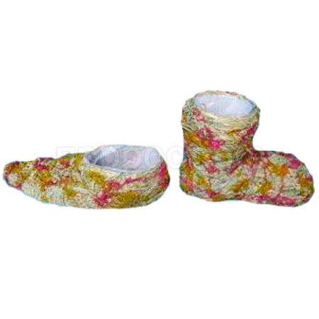 Плетеный сапог желтый 22*10*16 WD11В278-2