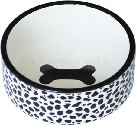 Миска керамика Жираф белая 12,5*5см