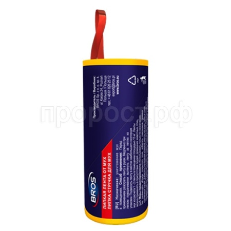 Липкая лента BROS от мух 1шт