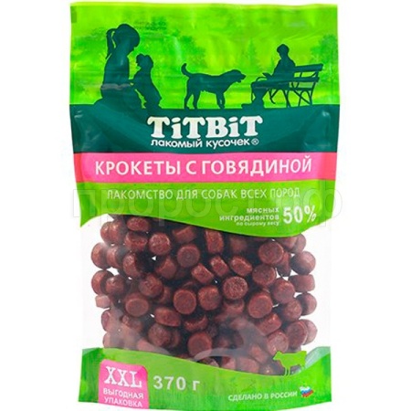 Лакомство С Крокеты с говядиной 370гр/024355 ЧЗ