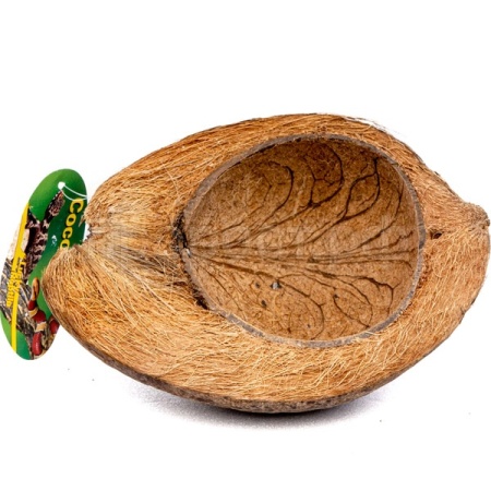 Кормушка-поилка д/рептилий LUCKY REPTILE Coco Dish 20x16x8см кокосовая (Германия) DCD-1