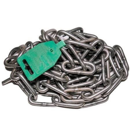 Цепь для привязи с ошейником КРС/МРС №6 длиннозвенная с вертлюгом