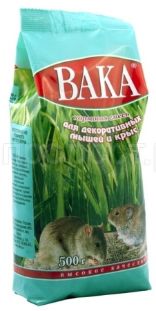 Корм для мышей, крыс  Вака ВК 500гр