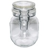 Банка стеклянная 250мл БУГЕЛЬНЫЙ ЗАМОК с крышкой /154шт/ОП