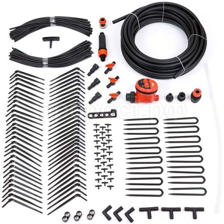 Набор капельного полива от емкости Жук тепличный 60 растений Автомат 7566-00