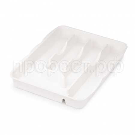 Лоток д/стол.приборов белый М8516 /23шт/ Альтерн