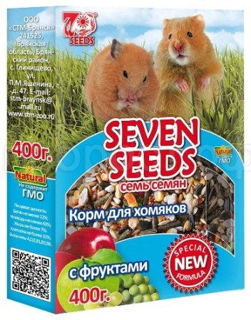 Корм для хомяков SEVEN SEEDS Special с фруктами 400гр