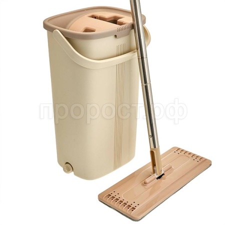 Набор д/уборки Mop Style бежевый (ведро+швабра) 30983 //VERDE