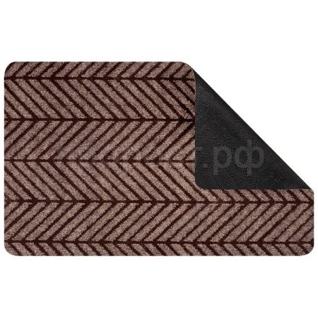 Коврик придверный 50*80см DM3 коричневый 108733/Рыжий кот