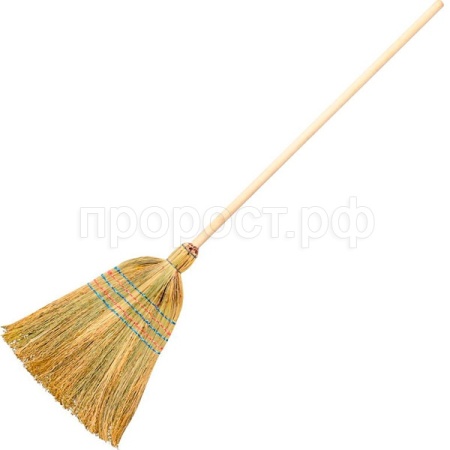 Метла 5-ти прошивная с дерев. черенком 004271