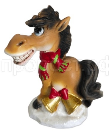 Лошадка с колокольчиками L3,5W6H7,5  716777/SGL007