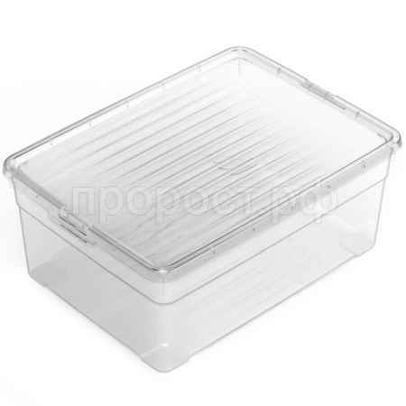 Ящик универс. Лайф 12л 38*27,6*15,4см прозрачный С527 /16шт/Мартика