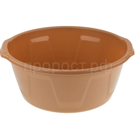 Таз 15л Лайт темно-бежевый /10шт/Рад