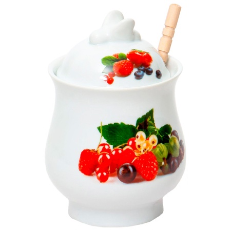 Баночка для меда с ложкой Ягоды 102-05077