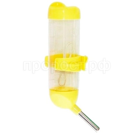 Поилка для грызунов с металлическим носиком на креплении 125мл/Дп1402